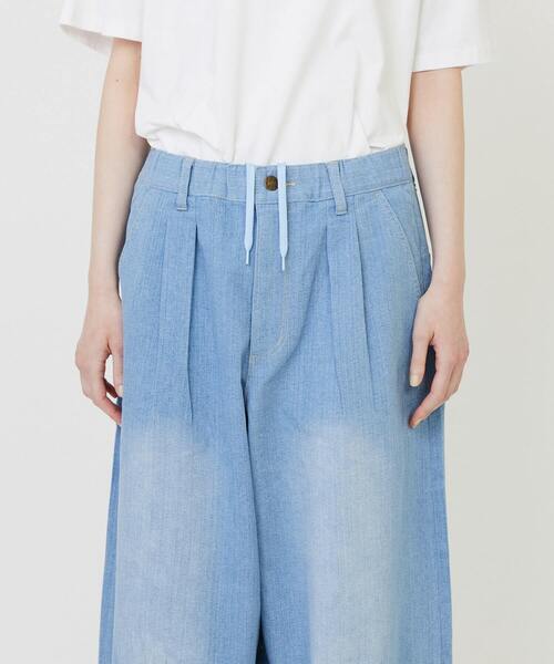 FRAPBOIS（フラボア）の「モーメントデニム デニムパンツ（デニムパンツ・レディース・ネイビー/サックスブルー・0/3/1/2）」の7枚目の写真