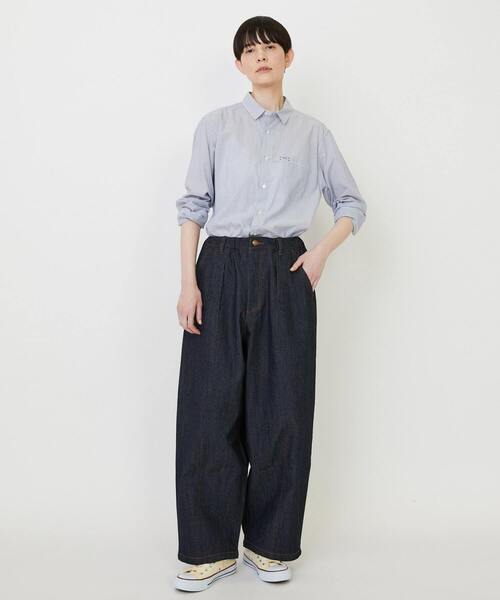 FRAPBOIS（フラボア）の「モーメントデニム デニムパンツ（デニムパンツ・レディース・ネイビー/サックスブルー・0/3/1/2）」の15枚目の写真