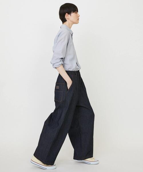 FRAPBOIS（フラボア）の「モーメントデニム デニムパンツ（デニムパンツ・レディース・ネイビー/サックスブルー・0/3/1/2）」の18枚目の写真