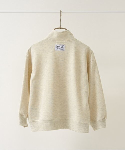 b・ROOM（ビールーム）の「フルジップスウェット（パーカー・キッズ・オートミール/ブラック/レモンイエロー/バイオレット/ターコイズブルー/トップグレー・150cm/120cm/100cm/130cm/140cm/110cm）」の9枚目の写真