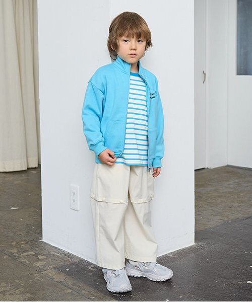 b・ROOM（ビールーム）の「フルジップスウェット（パーカー・キッズ・オートミール/ブラック/レモンイエロー/バイオレット/ターコイズブルー/トップグレー・150cm/120cm/100cm/130cm/140cm/110cm）」の19枚目の写真