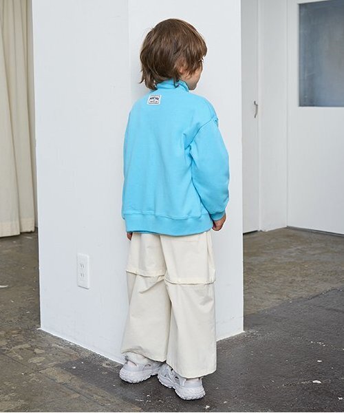 b・ROOM（ビールーム）の「フルジップスウェット（パーカー・キッズ・オートミール/ブラック/レモンイエロー/バイオレット/ターコイズブルー/トップグレー・150cm/120cm/100cm/130cm/140cm/110cm）」の20枚目の写真