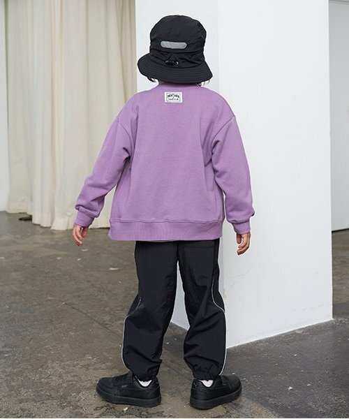 b・ROOM（ビールーム）の「フルジップスウェット（パーカー・キッズ・オートミール/ブラック/レモンイエロー/バイオレット/ターコイズブルー/トップグレー・150cm/120cm/100cm/130cm/140cm/110cm）」の21枚目の写真