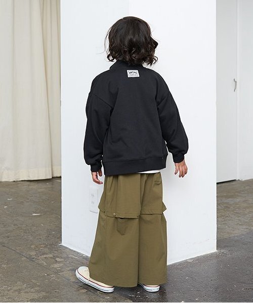 b・ROOM（ビールーム）の「フルジップスウェット（パーカー・キッズ・オートミール/ブラック/レモンイエロー/バイオレット/ターコイズブルー/トップグレー・150cm/120cm/100cm/130cm/140cm/110cm）」の22枚目の写真