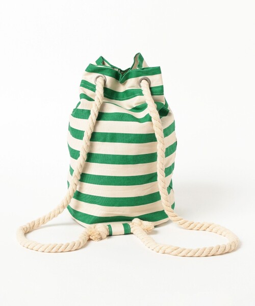 BEAMS BOY(ビームスボーイ)の「マリン バッグ(バックパック/リュック・レディース・ブラウン/グリーン・ONE SIZE)」の12枚目の写真