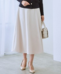 7days Life Styling | ストレッチダブルクロス6枚ハギフレアスカート 80cm丈(スカート)