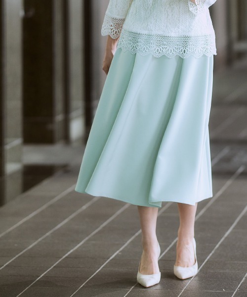 7days Life Styling(セブンデイズライフスタイリング)の「ストレッチダブルクロス6枚ハギフレアスカート 80cm丈(スカート・レディース・ミント/ベージュ/ネイビー/ブラック・LL/L/M/S/3L/4L/5L/6L)」の22枚目の写真