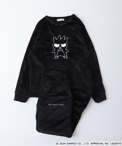 サンリオキャラクターズ ボアフリース刺繍上下セット（ルームウェア