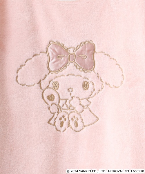 sanrio（サンリオ）の「サンリオキャラクターズ ボアフリース刺繍上下セット（ルームウェア/パジャマ・レディース・ピンク系その他/ブラック/ブラック系その他/サックスブルー系/ホワイト系その他/グリーン系その他/ピンク系その他2/サックスブルー系1・M/L）」の14枚目の写真