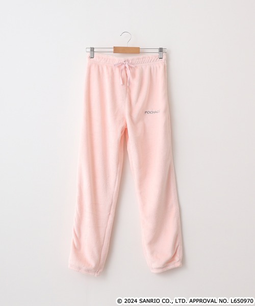 sanrio（サンリオ）の「サンリオキャラクターズ ボアフリース刺繍上下セット（ルームウェア/パジャマ・レディース・ピンク系その他/ブラック/ブラック系その他/サックスブルー系/ホワイト系その他/グリーン系その他/ピンク系その他2/サックスブルー系1・M/L）」の10枚目の写真