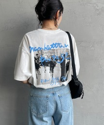 [MANHATTAN PORTAGE/マンハッタンポーテージ] 別注 バックフォトプリントTシャツ