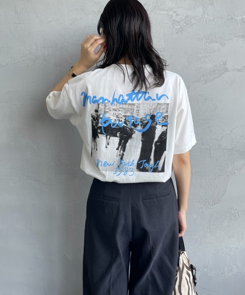 ■ ■Jeans シグネチャー バックプリント Tシャツ THE ENDLESS SUMMER/エンドレスサマー] 別注 BUHI HUNTINGTON