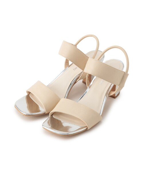 DRESSTERIOR（ドレステリア）の「バンドストラップサンダル（サンダル・レディース・ベージュ系その他7/ブラック・60/70/80）」の3枚目の写真