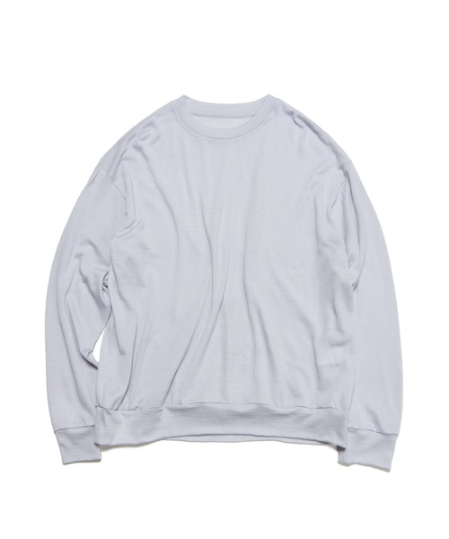 SOPHNET.(ソフネット) WASHABLE WOOL L/S TOP