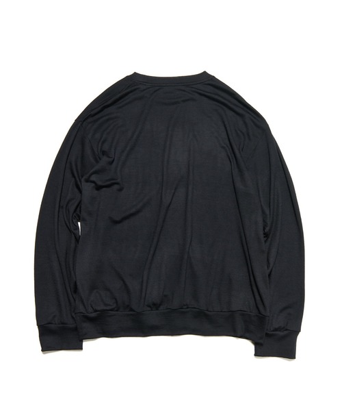 SOPHNET.（ソフネット）の「WASHABLE WOOL L/S TOP（Tシャツ/カットソー・メンズ・ネイビー/イエロー/ブラック/ライトブルー/グレー・MEDIUM/LARGE/X-LARGE/SMALL）」の8枚目の写真