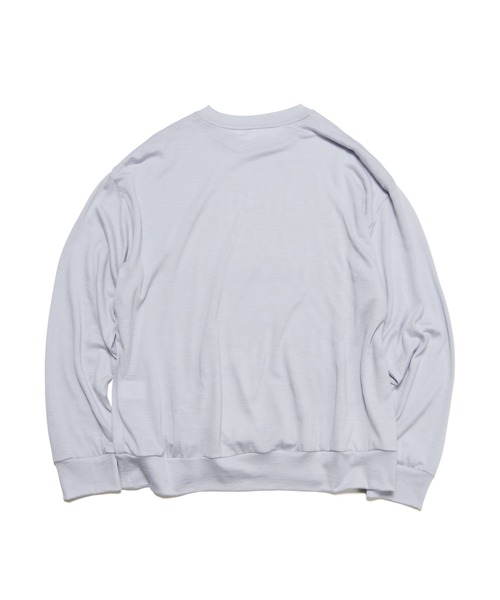 SOPHNET.（ソフネット）の「WASHABLE WOOL L/S TOP（Tシャツ/カットソー・メンズ・ネイビー/イエロー/ブラック/ライトブルー/グレー・MEDIUM/LARGE/X-LARGE/SMALL）」の11枚目の写真