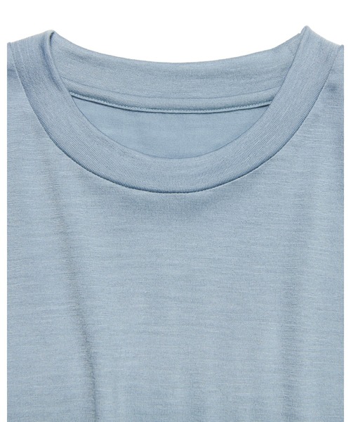 SOPHNET.（ソフネット）の「WASHABLE WOOL L/S TOP（Tシャツ/カットソー・メンズ・ネイビー/イエロー/ブラック/ライトブルー/グレー・MEDIUM/LARGE/X-LARGE/SMALL）」の14枚目の写真