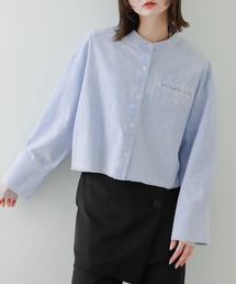 SENSE OF PLACE by URBAN RESEARCH | クロップドケミカルウォッシュシャツ(シャツ/ブラウス)