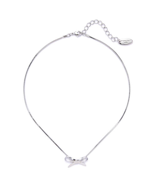 NATURAL BEAUTY BASIC（ナチュラルビューティーベーシック）の「メタルリボンチョーカー（チョーカー・レディース・ゴールド/シルバー・ﾌﾘ-）」の6枚目の写真