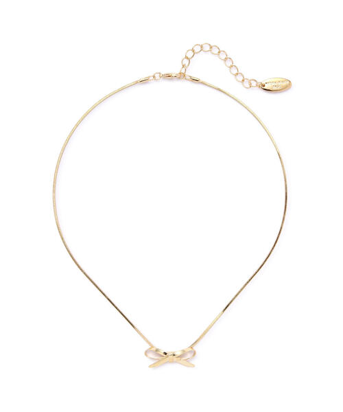 NATURAL BEAUTY BASIC（ナチュラルビューティーベーシック）の「メタルリボンチョーカー（チョーカー・レディース・ゴールド/シルバー・ﾌﾘ-）」の9枚目の写真