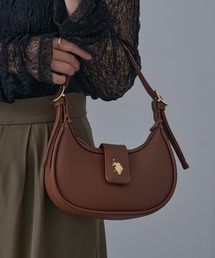 【U.S. POLO ASSN.】≪別注≫ 3WAY Half Moon Bag / ハーフムーンショルダーバッグ ハンドバッグ