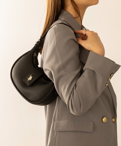 【US POLO ASSN】国内発送 ハーフムーンショルダーバッグ セール】【U.S. POLO ASSN.】≪別注≫ 3WAY Half Moon Bag