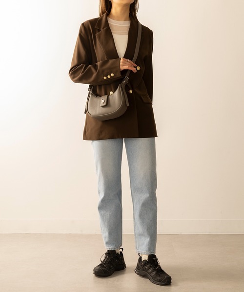 ろこ✨ポロバイラルフローレン Polo ID ハーフムーン ハンドバッグ ポロバイラルフローレン Polo ID ハーフムーン ハンドバッグ