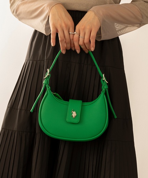 セール】【U.S. POLO ASSN.】≪別注≫ 3WAY Half Moon Bag