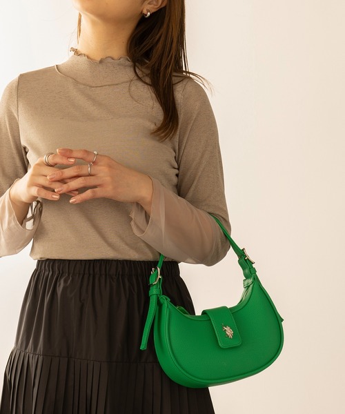 セール】【U.S. POLO ASSN.】≪別注≫ 3WAY Half Moon Bag / ハーフ