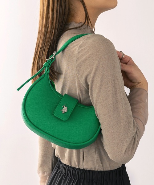 セール】【U.S. POLO ASSN.】≪別注≫ 3WAY Half Moon Bag / ハーフ