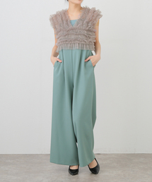 つなぎ/オールインワン ベスト」に該当するレディースのオールインワン