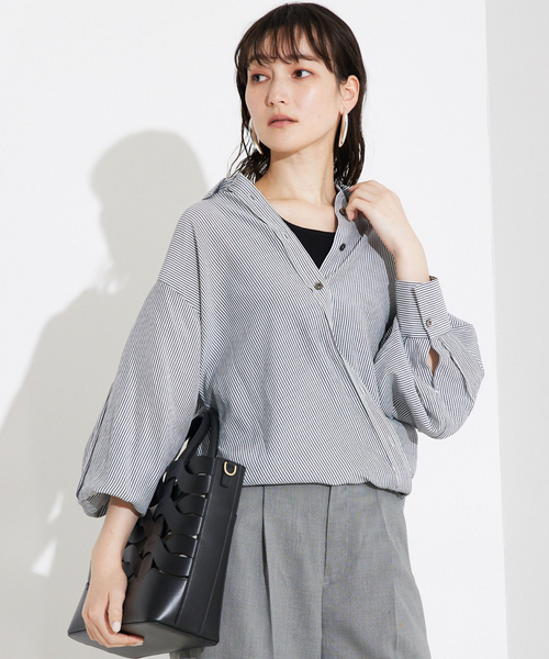 qualite / カリテ カシュクールレギュラーシャツ qualite｜カシュクールレギュラーシャツ | Rakuten Fashion(楽天