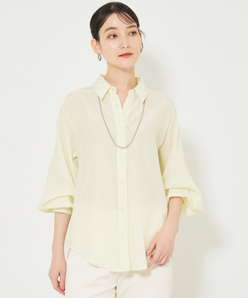 qualite / カリテ カシュクールレギュラーシャツ セール】カシュクールレギュラーシャツ（シャツ/ブラウス
