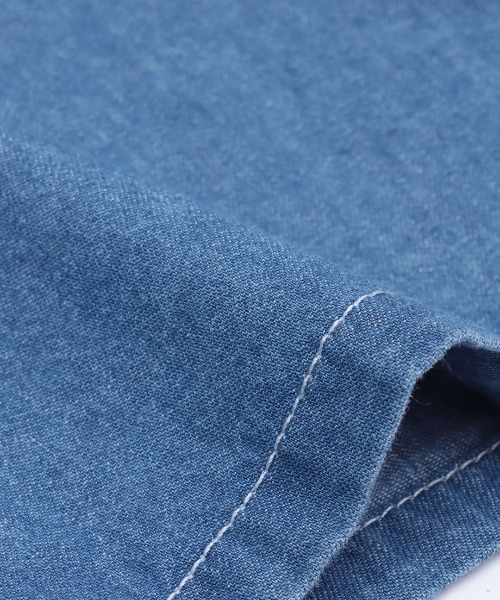 チチカカ（チチカカ）の「デニムジャンパースカート【大きいサイズ】（ジャンパースカート・レディース・ブルー/インディゴブルー・3L）」の18枚目の写真