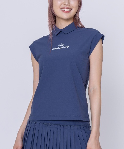 archivio(アルチビオ)の「<LADIES>UV速乾カノコプルオーバー(Tシャツ/カットソー・レディース・ライトパープル/ホワイト/グレー/ブラック・S/M/L)」の4枚目の写真