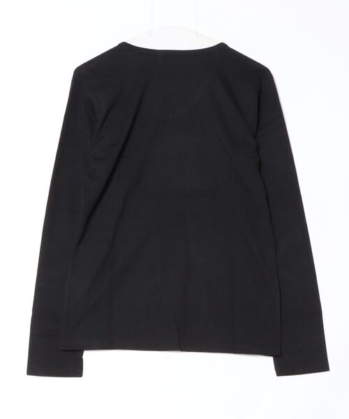 INNOCENT(イノセント)の「『in the attic』Vネック/86/LS-T(Tシャツ/カットソー・メンズ・ブラック/ホワイト・X-LARGE/LARGE)」の3枚目の写真