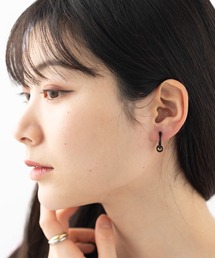 ステンレス デザインフープイヤリング(両耳２点セット)
