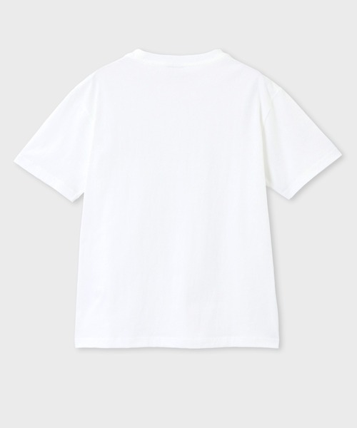 PS Paul Smith(ピーエスポールスミス)の「ウィメンズ "Happy" 半袖Tシャツ / 155406 232V(Tシャツ/カットソー・レディース・ホワイト/ネイビー/ブラック・LARGE/MEDIUM/SMALL/X-SMALL/3L/2L)」の5枚目の写真