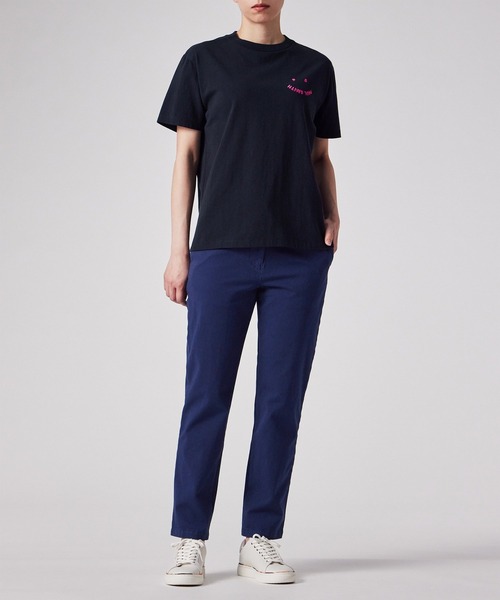 PS Paul Smith(ピーエスポールスミス)の「ウィメンズ "Happy" 半袖Tシャツ / 155406 232V(Tシャツ/カットソー・レディース・ホワイト/ネイビー/ブラック・LARGE/MEDIUM/SMALL/X-SMALL/3L/2L)」の10枚目の写真