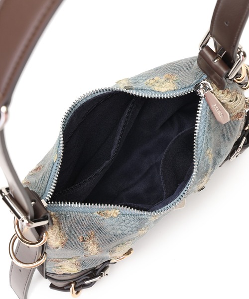 jouetie（ジュエティ）の「【jouetie/ジュエティ】ベルテッド　ヴィンテージクラッシュ　ミニショルダーバッグ（ショルダーバッグ・レディース・パイソン/ネイビー/オフホワイト/ブラック/キャメル/ブルー系その他・FREE）」の8枚目の写真