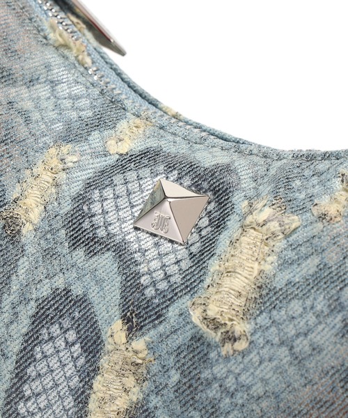 jouetie（ジュエティ）の「【jouetie/ジュエティ】ベルテッド　ヴィンテージクラッシュ　ミニショルダーバッグ（ショルダーバッグ・レディース・パイソン/ネイビー/オフホワイト/ブラック/キャメル/ブルー系その他・FREE）」の12枚目の写真