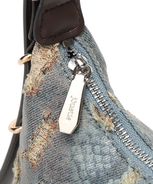 jouetie（ジュエティ）の「【jouetie/ジュエティ】ベルテッド　ヴィンテージクラッシュ　ミニショルダーバッグ（ショルダーバッグ・レディース・パイソン/ネイビー/オフホワイト/ブラック/キャメル/ブルー系その他・FREE）」の15枚目の写真