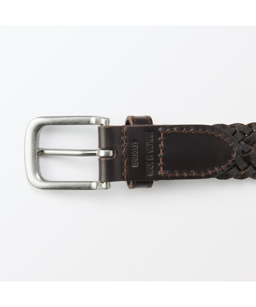 ベジタブルタンニンレザー 手編みベルト 中幅（ベルト）｜無印良品