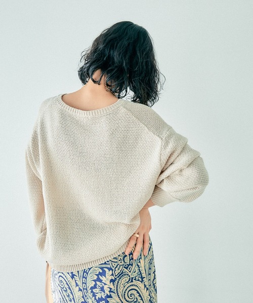 にいなページ LEPSIM（レプシィム）の「5ゲージカノコライクボートネックプル