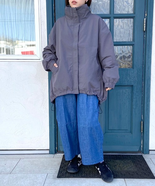 CRB（シーアールビー）の「スタンドブルゾン（ブルゾン・レディース・ベージュ/アイボリー/チャコールグレー/カーキ・F）」の11枚目の写真