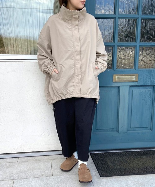 CRB（シーアールビー）の「スタンドブルゾン（ブルゾン・レディース・ベージュ/アイボリー/チャコールグレー/カーキ・F）」の15枚目の写真