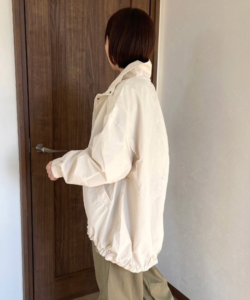 CRB（シーアールビー）の「スタンドブルゾン（ブルゾン・レディース・ベージュ/アイボリー/チャコールグレー/カーキ・F）」の19枚目の写真