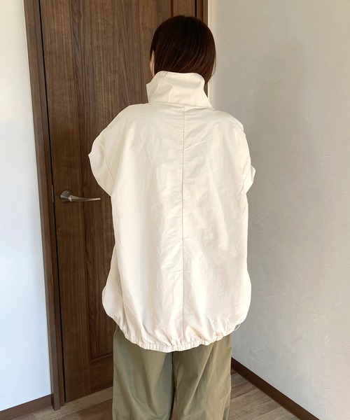 CRB（シーアールビー）の「スタンドブルゾン（ブルゾン・レディース・ベージュ/アイボリー/チャコールグレー/カーキ・F）」の20枚目の写真