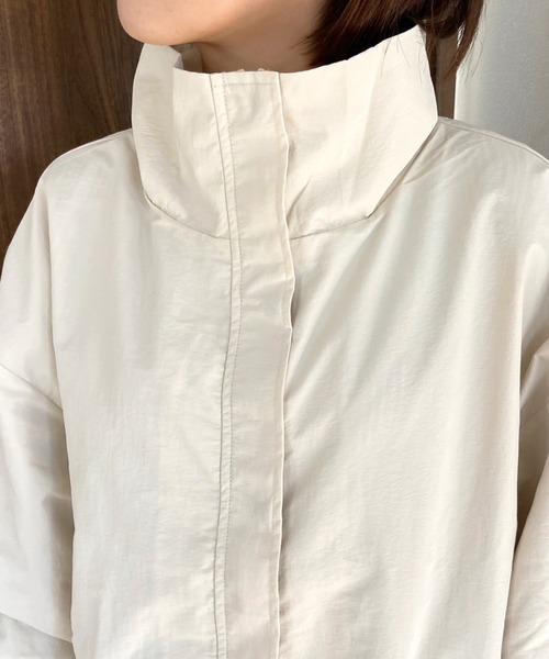 CRB（シーアールビー）の「スタンドブルゾン（ブルゾン・レディース・ベージュ/アイボリー/チャコールグレー/カーキ・F）」の21枚目の写真