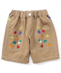 BIT'Z（ビッツ）の「フルーツとベジタブルの刺繍入りハーフパンツ（その他パンツ）」